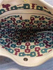 GUCCI Guccissima 85th Anniversary Cream Leather Hobo Shoulder Bag